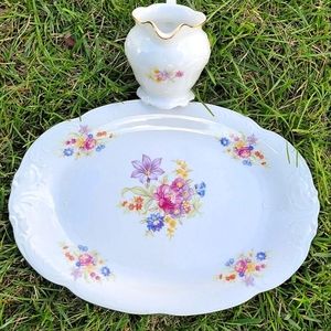 ☆ROYAL KENT☆ Vintage Fine Porcelain Serveware Set 《2pcs》